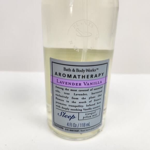 Bath and Body Works Aromatherapy Lavender Vanilla Pillow Mist New 4 fl oz - Picture 2 of 3